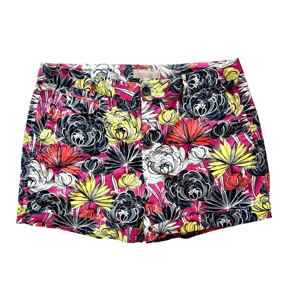 BANANA REPUBLIC Hampton-fit Flower print shorts. Women 10